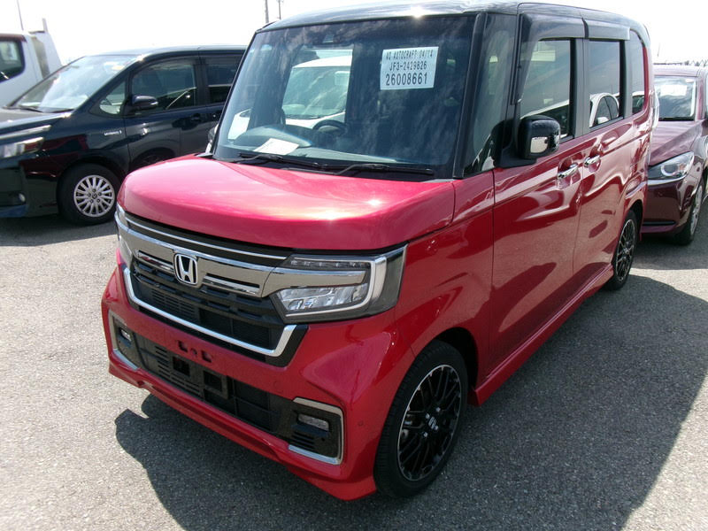 Honda Nbox Custom L Turbo Coordinate Style 2023 Red — SA 2118