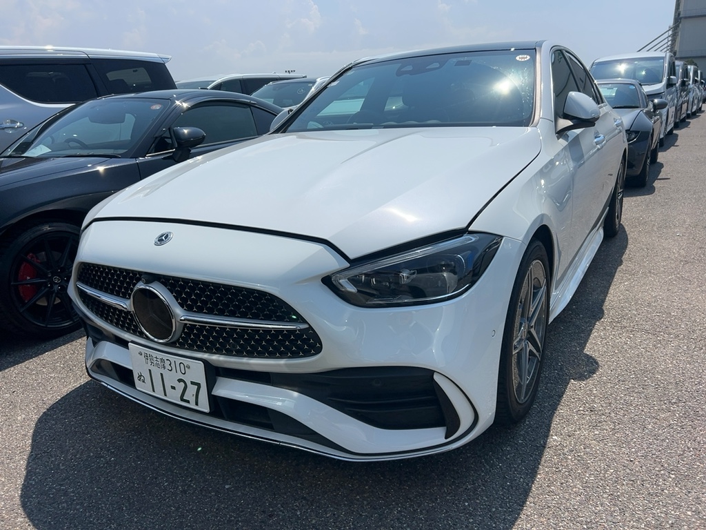 Mercedes Benz C200 Avantgarde AMG Line 2022 White — SA 2302
