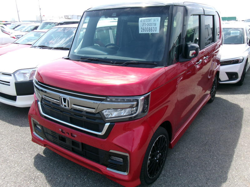 Honda Nbox Custom L Turbo Coordinate Style 2023 Red — SA 2117