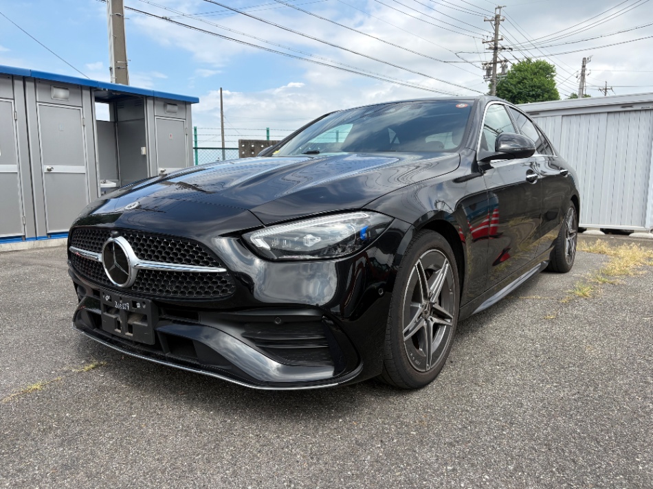 Mercedes Benz C200 Avantgarde AMG Line 2022 Black — EW 573
